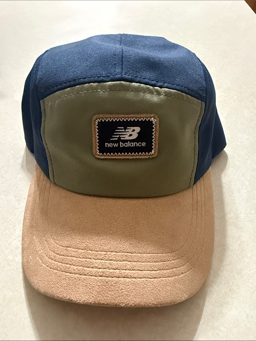New Balance 5 panel curved brim lifestyle hat